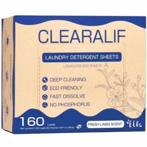 Clearalif Laundry Detergent Sheets - Fresh Linen - 80 Sheets